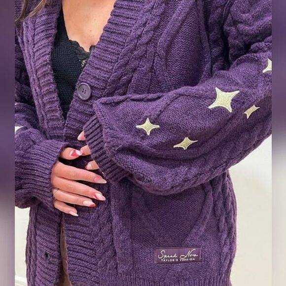 Taylor Swift Speak Now Taylor's Version Cardigan Size XS/S EUC!! - Picture 1 of 6
